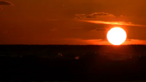 Sunset at Mediterranean Sea.  Stock Footage 750524