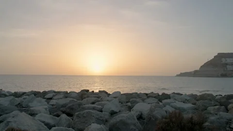 SUNSET MELONERAS GRAN CANARIA Stock Footage 139517268