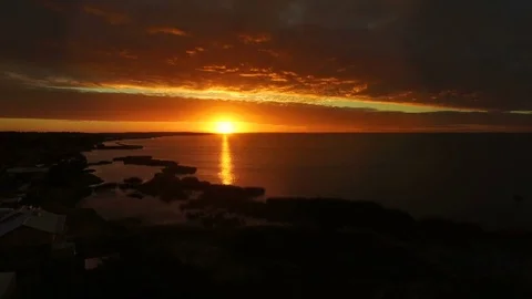 Sunset Meningie SA Video stock 74196854