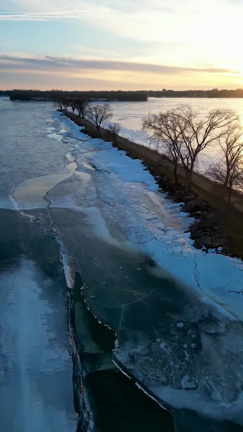 Sunset at Menominee Park Video stock 233474150