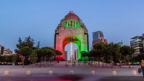 Sunset Mexico City Stock Footage 74219058