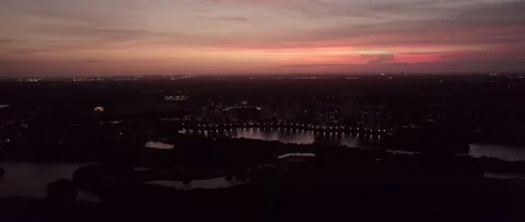 Sunset in Miami 4k Footage Stock Footage 202714843