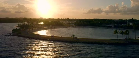 Sunset Miami 4k Footage Stock Footage 202714931