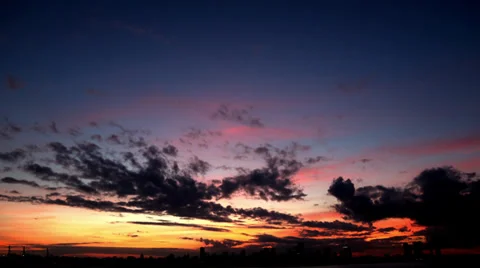 Sunset in Miami Stock Footage 31542454