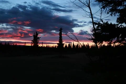 Sunset Midnight Stock Photos