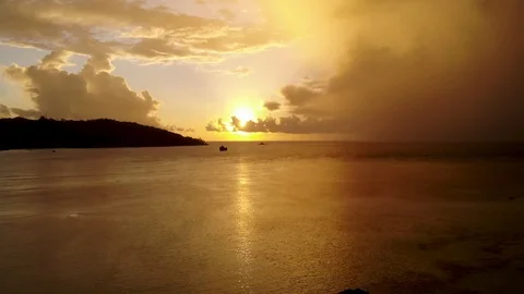 Sunset for a million dollars. Stock Footage 102024242