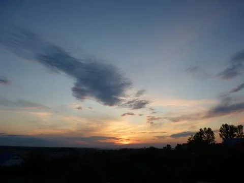 Sunset in Miroslava Stock Photos