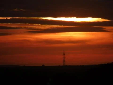 Sunset in Miroslava Stock Photos