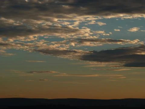Sunset in Miroslava Foto stock