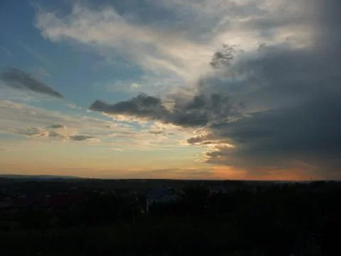 Sunset in Miroslava Stock Photos
