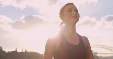 Sunset model sydney Vídeo Stock 102476613