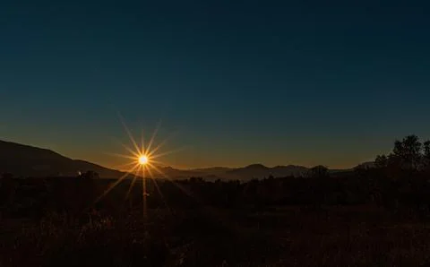 Sunset in Molise Stock Photos