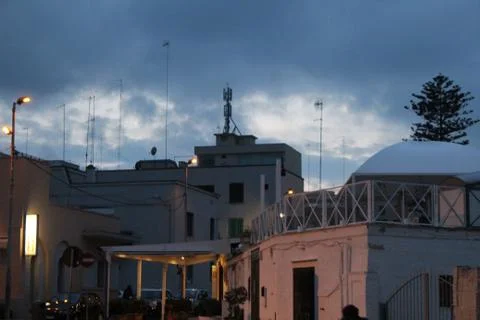 Sunset of Monopoli Stock Photos