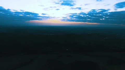 Sunset in a Montain Video stock 108804697