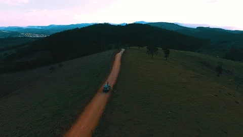 Sunset in a Montain Video stock 108804949