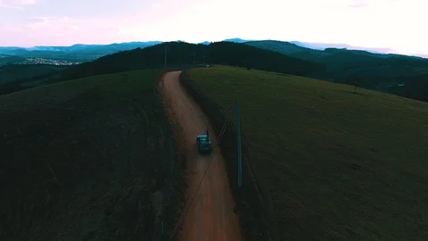 Sunset in a Montain Video stock 108804976