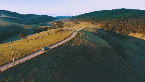 Sunset in a Montain Video stock 108805352