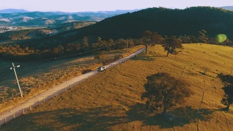 Sunset in a Montain Video stock 108805411