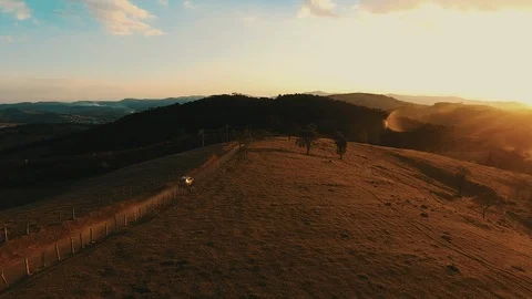 Sunset in a Montain Video stock 108806035