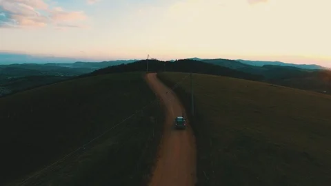 Sunset in a Montain Video stock 108806513