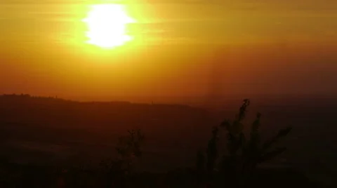 Sunset "Monte 3 croci" 1 Video stock 6760600