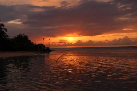 Sunset in Montego Bay Stock Photos