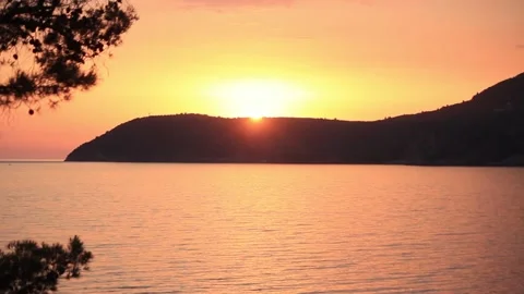 Sunset, Montenegro Bar Stock Footage 139624146
