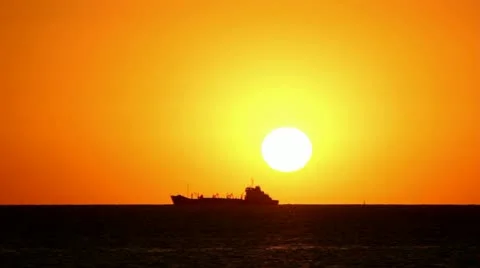 Sunset.  Montevideo/Urugay 库存影片 10896498