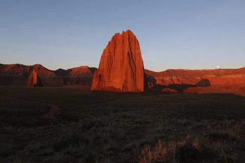 Sunset in Monument Valley Stock Photos