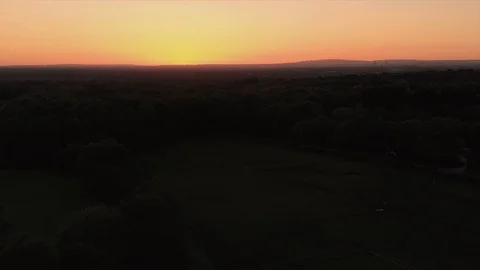 Sunset more trees Stock Footage 89816836