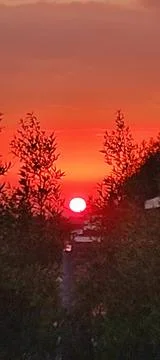 Sunset morning Stock Photos