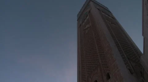 Sunset at Moroccan University Stock Footage 886139