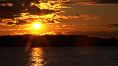 Sunset in motion. Time lapse 스톡 동영상 54896879