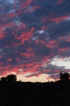 Sunset at mount of oaks 스톡 사진