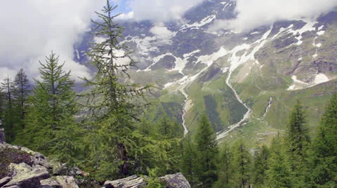 Sunset in the mountain Stock Footage 25892421