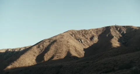 Sunset on mountain Stock Footage 247305692