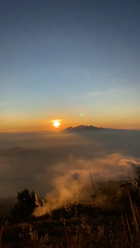 SUNSET IN MOUNTAIN Stock Footage 250223637