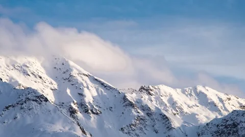 Sunset Mountain timelapse Video stock 46197282