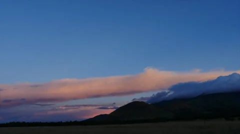 Sunset Mountain Timelapse Stock Footage 55773509