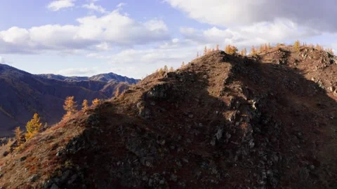 Sunset in the mountain valley Stock Footage 236299297