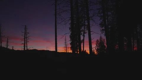 Sunset in the mountains 02 Stock Footage 263836682