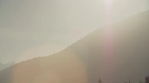 Sunset In The Mountains 動画素材 46470485
