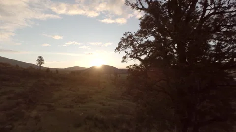 Sunset in the mountains. Stock Footage 49803197