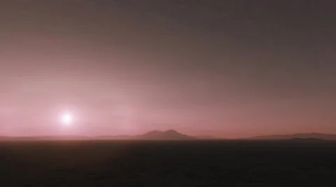 Sunset in the mountains Stock Footage 54360895