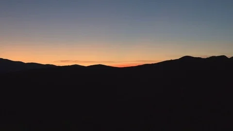 Sunset in the Mountains Stock Footage 84332416