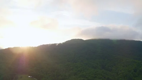SUNSET IN THE MOUNTAINS 스톡 동영상 105413434