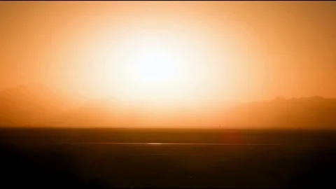 Sunset in the mountains Stock Footage 111192879