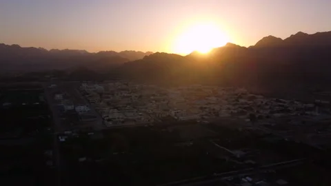 Sunset in mountains Stock Footage 131260953