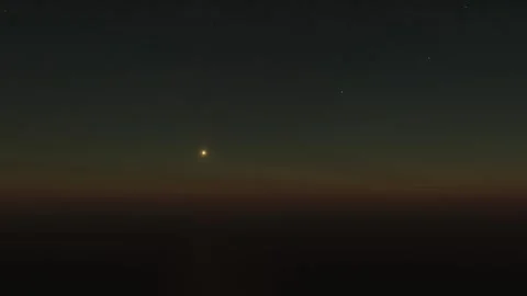 Sunset in the mountains Stock Footage 145939430