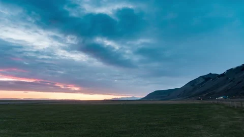 Sunset in the mountains Stock Footage 154862238